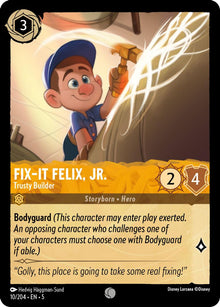 Fix-It Felix, Jr. - Trusty Builder 10/204 Common Shimmering Skies Lorcana NM