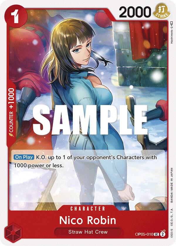 Nico Robin OP05-010 Uncommon Awakening of the New Era One Piece Near Mint