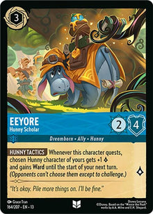 Eeyore - Hunny Scholar 164/204 Uncommon Attack of the Vine! Lorcana Near Mint