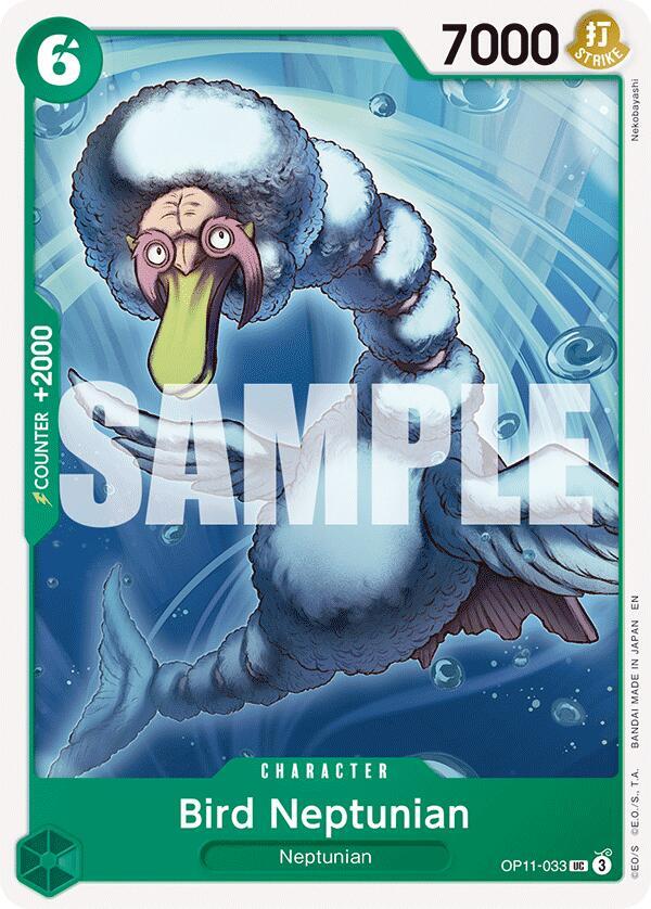 Bird Neptunian OP11-033 Uncommon A Fist of Divine Speed One Piece Near Mint