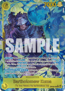 Bartholomew Kuma (Alternate Art) OP12-119 Legacy of the Master One Piece Foil NM