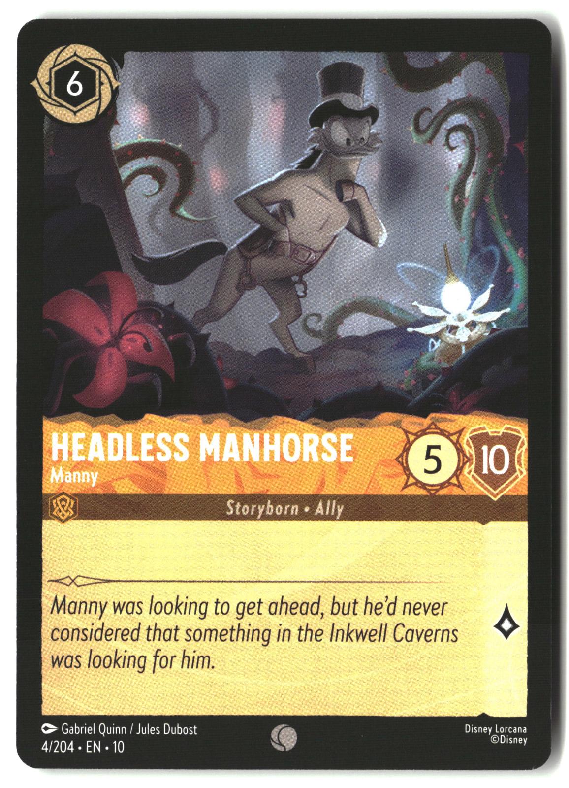 Headless Manhorse - Manny 4/204 Common Whispers in the Well Lorcana LP