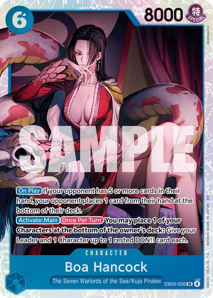 Boa Hancock EB03-026 Extra Booster: One Piece Heroines Edition One Piece Foil NM