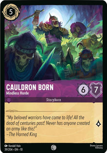 Cauldron Born - Mindless Horde 39/204 Common Whispers in the Well Lorcana NM