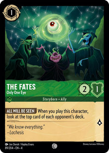 The Fates - Only One Eye 89/204 Common Ursula's Return Lorcana Near Mint