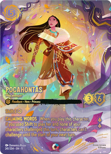 Pocahontas - Peacekeeper (Iconic) 241/204 Iconic Winterspell Lorcana Holo NM
