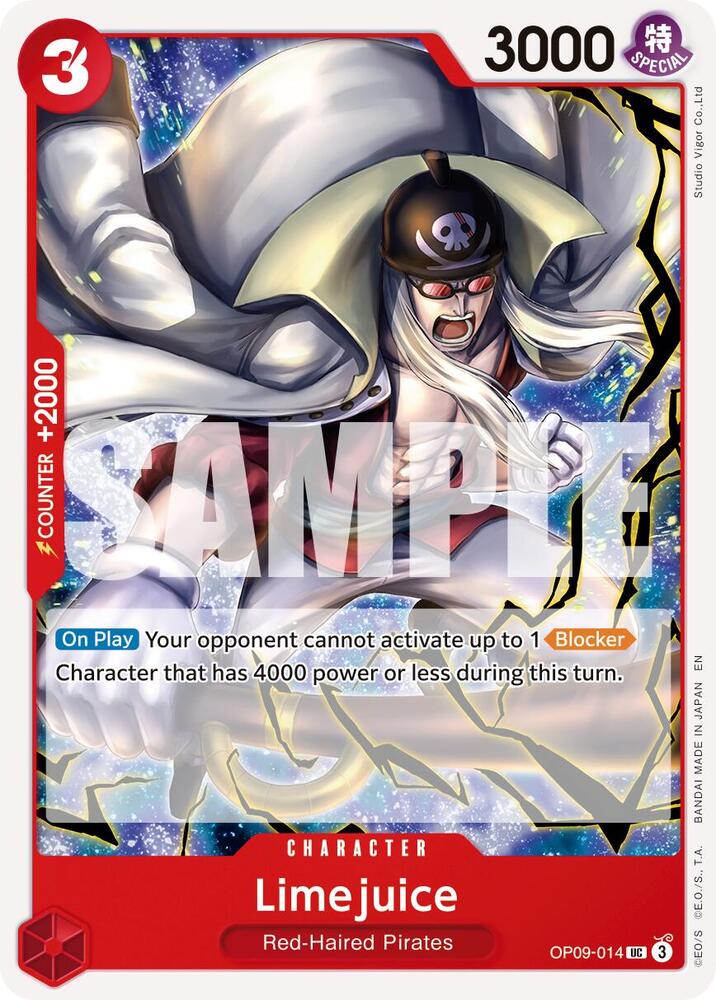 Limejuice (Reprint) OP09-014 Premium Booster -The Best- Vol. 2 One Piece NM