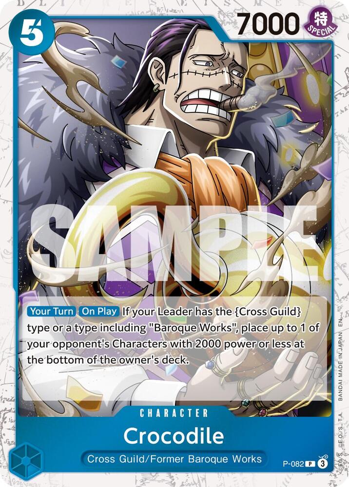 Crocodile (Pirate Foil) P-082 Premium Booster -The Best- Vol. 2 One Piece NM
