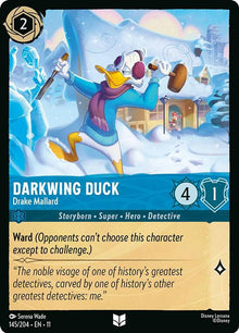 Darkwing Duck - Drake Mallard 145/204 Uncommon Winterspell Lorcana Near Mint