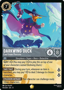 Darkwing Duck - Cool Under Pressure 192/204 Legendary Winterspell Lorcana NM