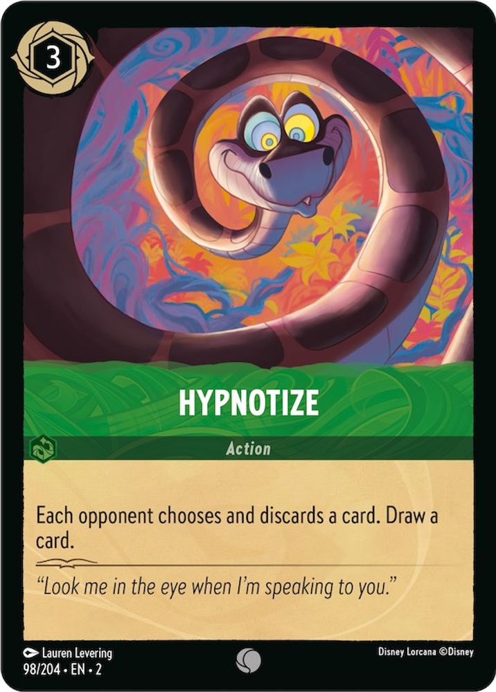 Hypnotize 98/204 Common Rise of the Floodborn Lorcana Near Mint