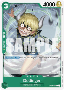 Dellinger (Reprint) OP04-029 Common Premium Booster -The Best- One Piece NM