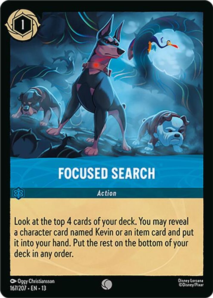 Focused Search 167/204 Common Attack of the Vine! Lorcana Near Mint