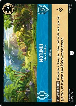 Motunui - Island Paradise 170/204 Uncommon Fabled Lorcana Near Mint