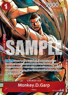 Monkey.D.Garp (Alternate Art) OP13-016 Carrying On His Will One Piece Foil NM