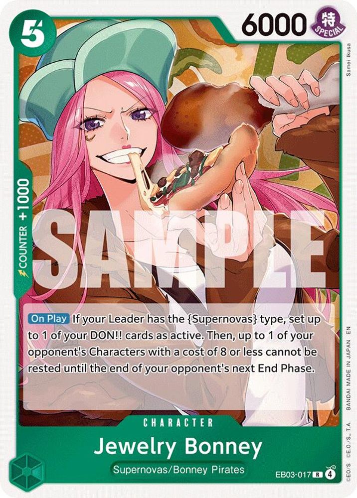 Jewelry Bonney EB03-017 Extra Booster: One Piece Heroines Edition One Piece Foil NM