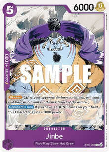 Jinbe OP05-066 Common Awakening of the New Era One Piece Near Mint