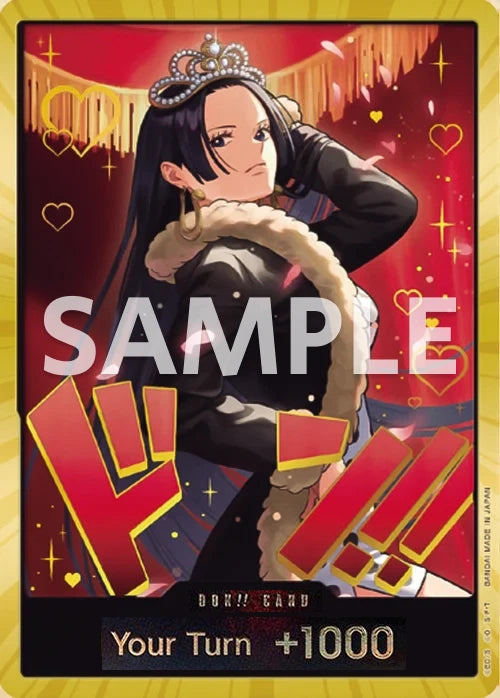 DON!! Card (Boa Hancock) (Gold) Extra Booster: One Piece Heroines Edition One Piece Foil NM