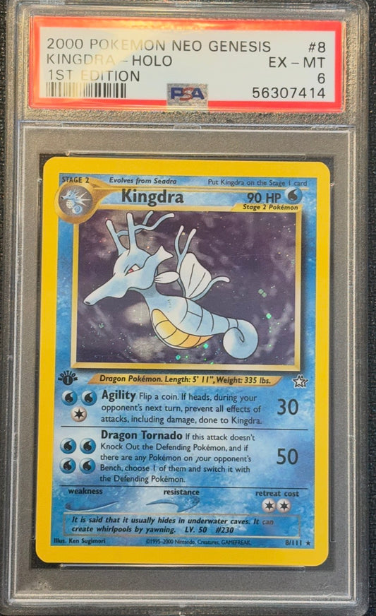PSA 6 Kingdra-Holo 1st Edition