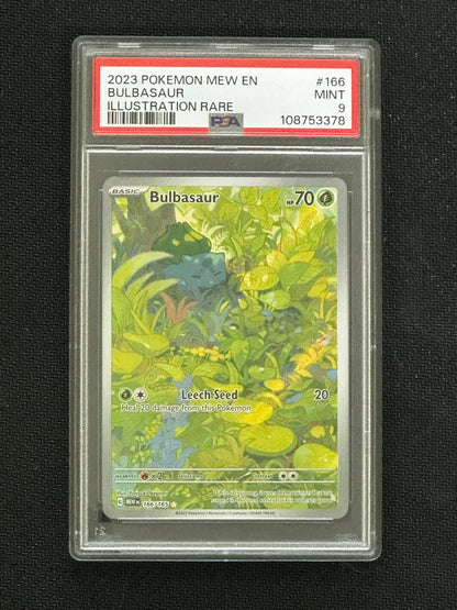 PSA 9, 151 Bulbasur 166/165