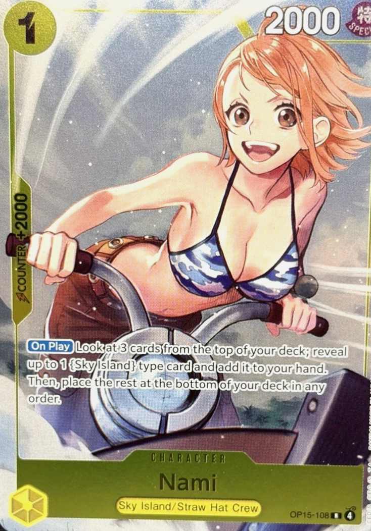 Nami (OP15-108) (Dash Pack) OP15-108 Adventure on Kami's Island One Piece Foil NM