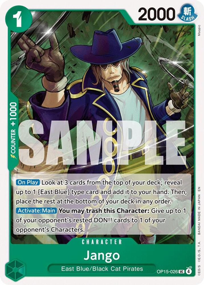 Jango OP15-026 Uncommon Adventure on Kami's Island One Piece Near Mint