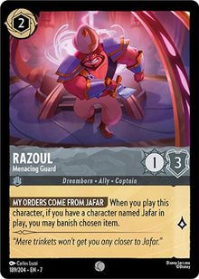 Razoul - Menacing Guard 189/204 Common Archazia's Island Lorcana Near Mint