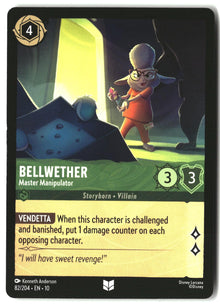 Bellwether - Master Manipulator 82/204 Uncommon Whispers in the Well Lorcana LP