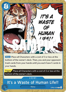 It's a Waste of Human Life!! OP05-058 Awakening of the New Era One Piece NM