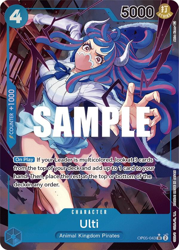 Ulti (Alternate Art) OP05-043 Awakening of the New Era One Piece Foil NM