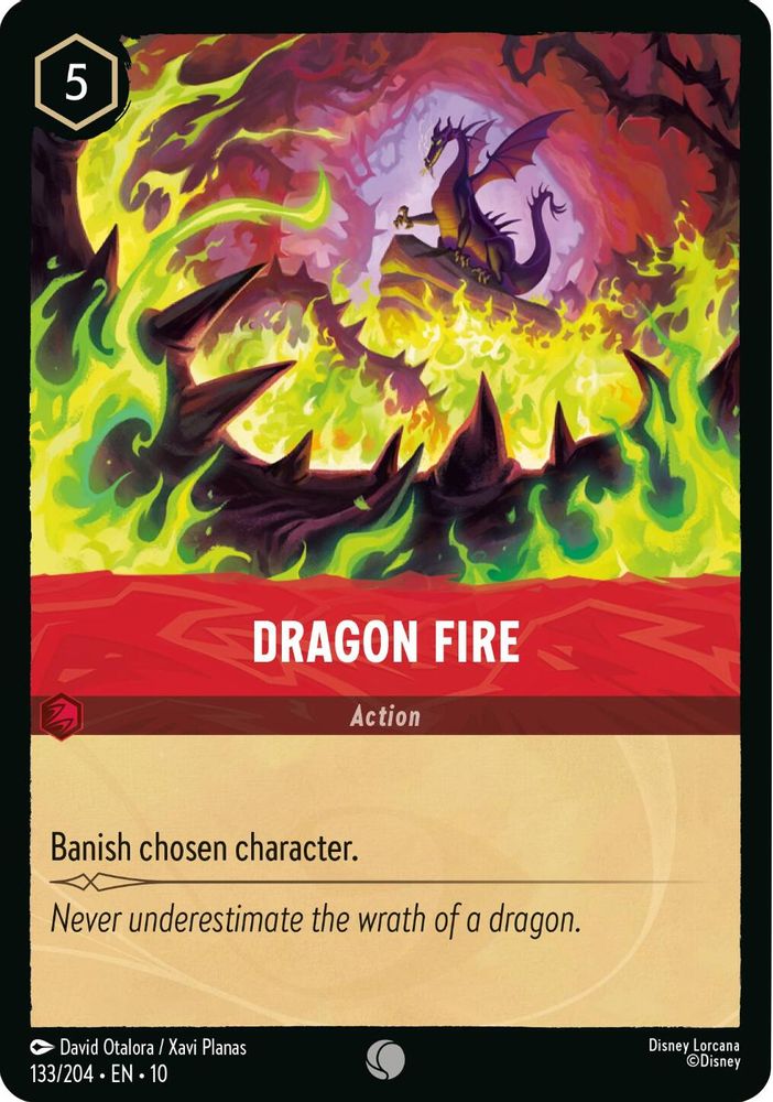 Dragon Fire 133/204 Common Whispers in the Well Lorcana Near Mint