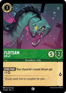 Flotsam - Riffraff 72/204 Common Into the Inklands Lorcana Near Mint