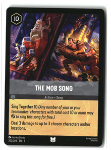 The Mob Song 202/204 Uncommon Fabled Lorcana Lightly Played