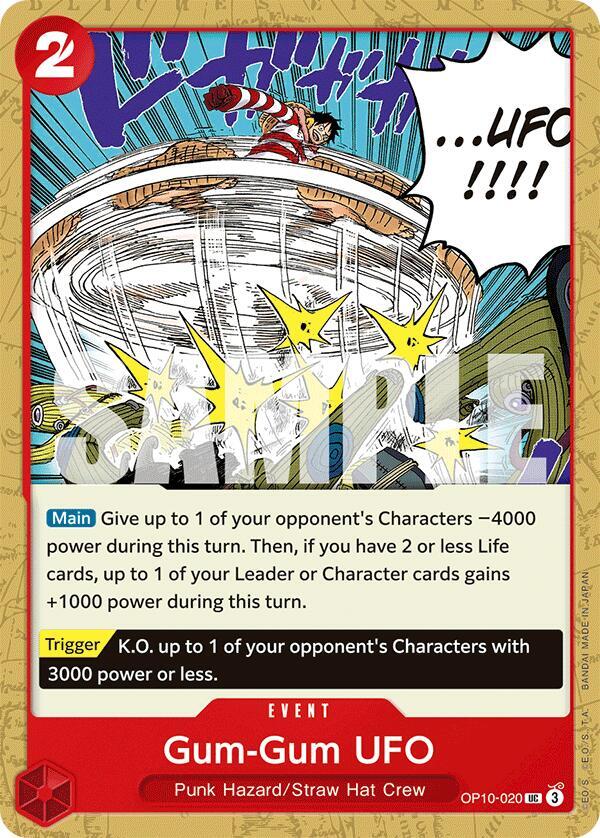 Gum-Gum UFO OP10-020 Uncommon Royal Blood One Piece Near Mint