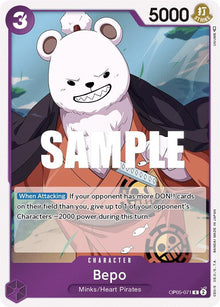 Bepo OP05-071 Rare Awakening of the New Era One Piece Foil Near Mint