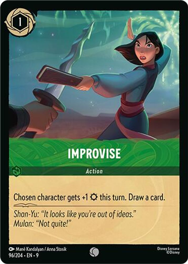 Improvise 96/204 Common Fabled Lorcana Near Mint