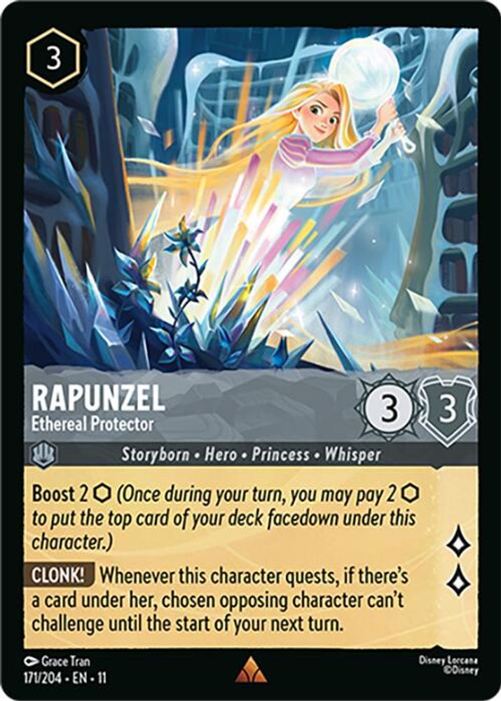 Rapunzel - Ethereal Protector 171/204 Rare Winterspell Lorcana Near Mint