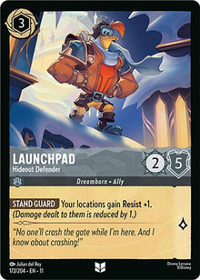 Launchpad - Hideout Defender 172/204 Uncommon Winterspell Lorcana Near Mint