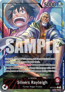 Silvers Rayleigh (Alternate Art) OP12-001 Legacy of the Master One Piece Foil NM