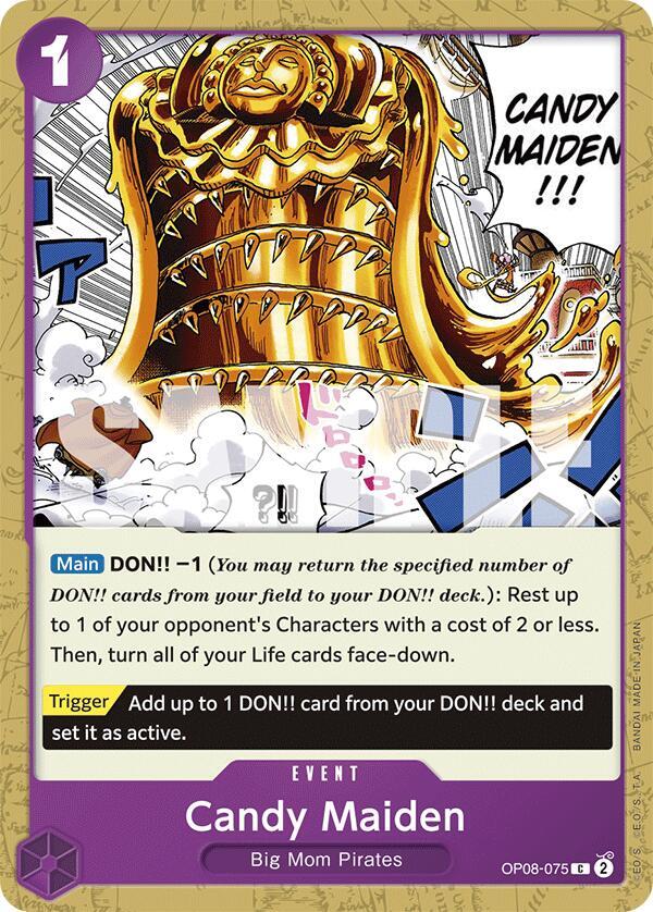 Candy Maiden OP08-075 Common Two Legends One Piece Near Mint