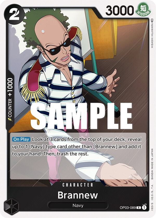 Brannew OP03-089 Rare Pillars of Strength One Piece Foil Near Mint