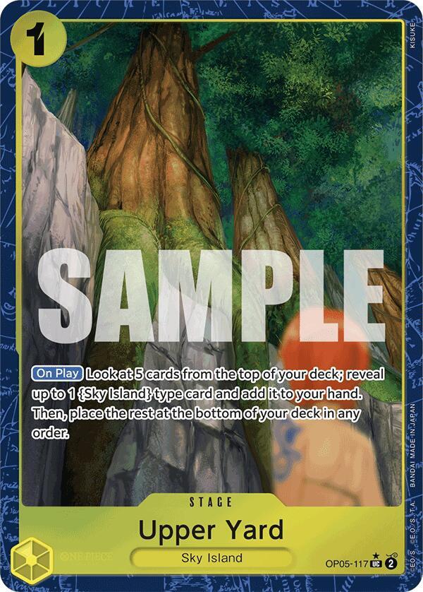 Upper Yard (Alternate Art) OP05-117 Premium Booster -The Best- One Piece Foil NM