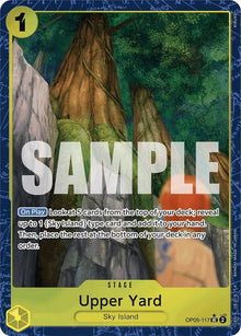 Upper Yard (Alternate Art) OP05-117 Premium Booster -The Best- One Piece Foil NM
