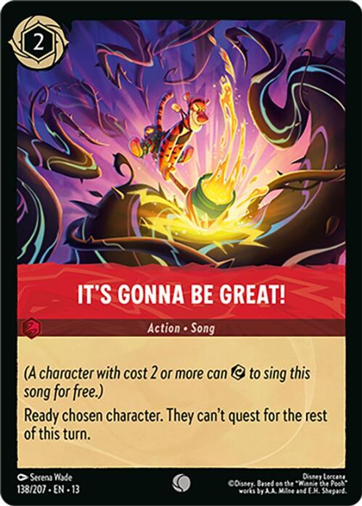 It's Gonna Be Great! 138/204 Common Attack of the Vine! Lorcana Near Mint