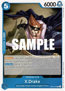 X.Drake OP05-055 Rare Awakening of the New Era One Piece Foil Near Mint