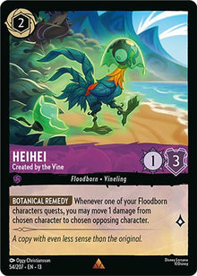 Heihei - Created by the Vine 54/204 Rare Attack of the Vine! Lorcana Near Mint