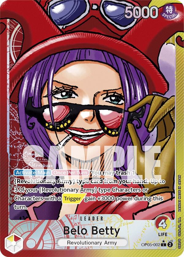 Belo Betty (002) (Alternate Art) OP05-002 Awakening of the New Era One Piece Foil NM