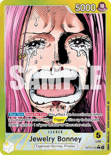 Jewelry Bonney (100) (Alternate Art) OP13-100 Carrying On His Will One Piece Foil NM