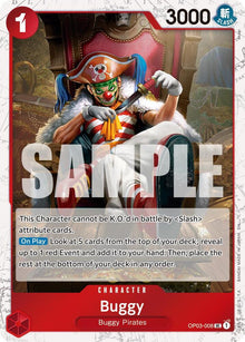 Buggy (Pirate Foil) OP03-008 Premium Booster -The Best- Vol. 2 One Piece NM
