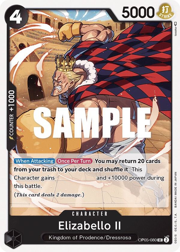 Elizabello II OP05-080 Uncommon Awakening of the New Era One Piece Near Mint